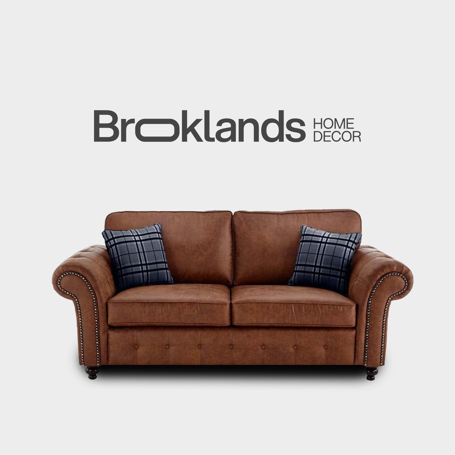 Oakland Tan Suede 3 Seater Sofa