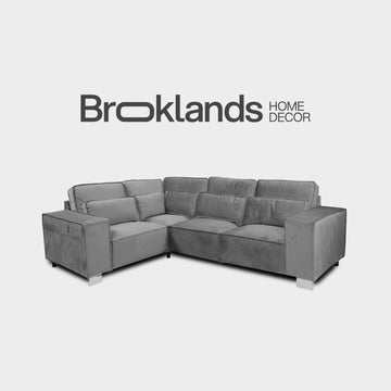 Sloane Luxury Sofa 4 Seater Left Corner Grey