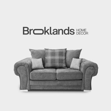 Verona Scatter Grey Fabric 2 Seater Sofa