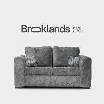 Nancy Grey Fabric 2 Seater Sofa