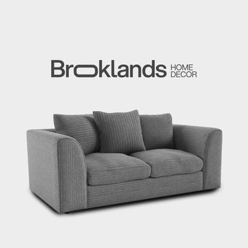 Byron Grey Fabric 2 Seater Sofa