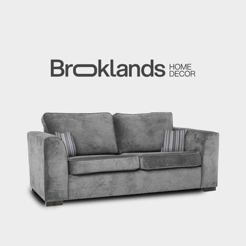 Nancy Grey Fabric 3 Seater Sofa