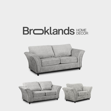 Canterbury Truffle Fabric 3+2+1 Seater Sofa Set