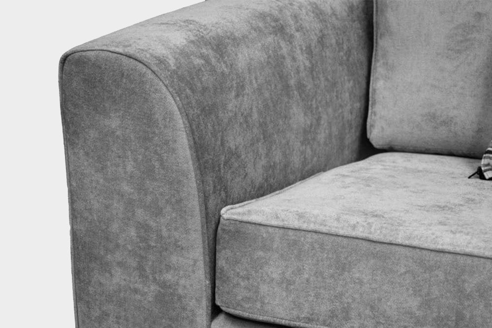 Nancy Grey Fabric 3 Seater Sofa