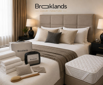 Luxury bedroom accessories including headboards, protectors and bedroom essentials