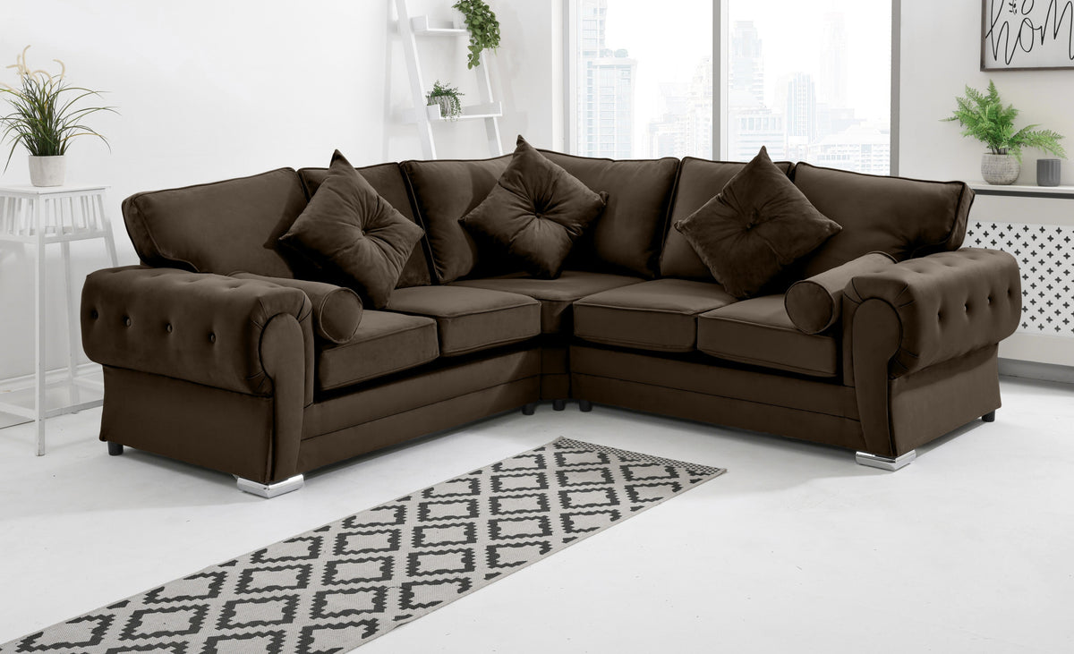 Verona Plush Corner Fullback + Extra Cushions - reference view 1