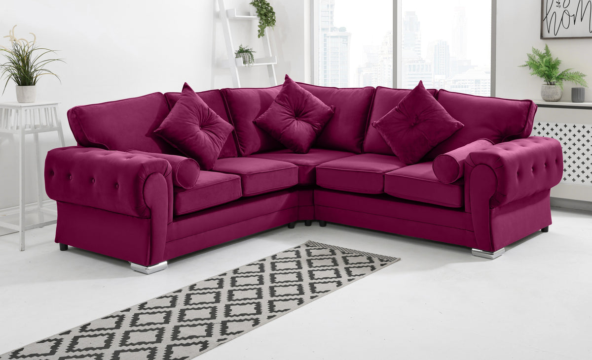 Verona Plush Corner Fullback + Extra Cushions - reference view 4