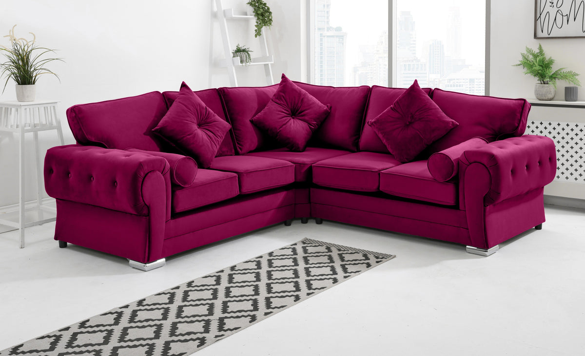 Verona Plush Corner Fullback + Extra Cushions - reference view 5