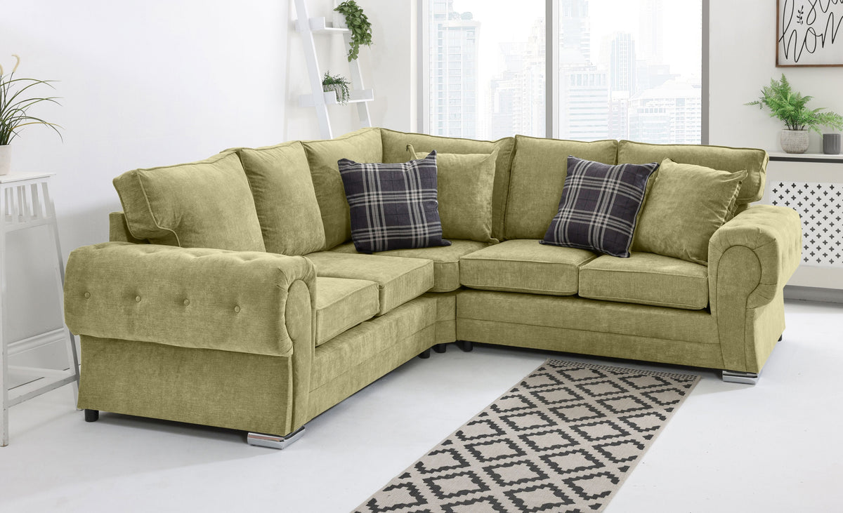 Verona Chenille Corner Fullback + Extra Cushions - reference view 1