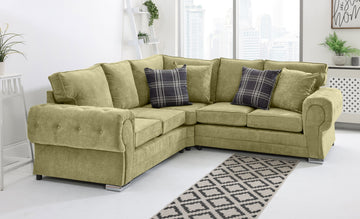 Verona Chenille Corner Fullback + Extra Cushions - reference view 1