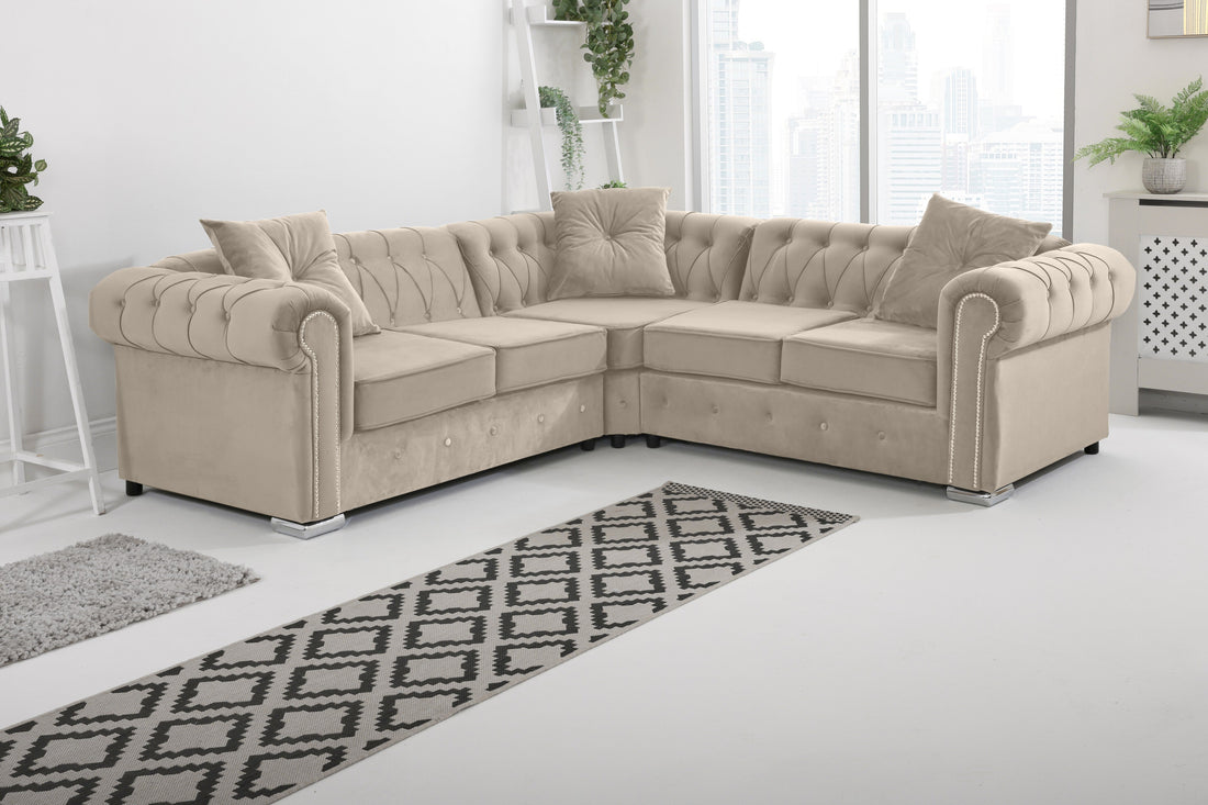 Olympia Chesterfield - Corner - Extra Cushion - reference view 1