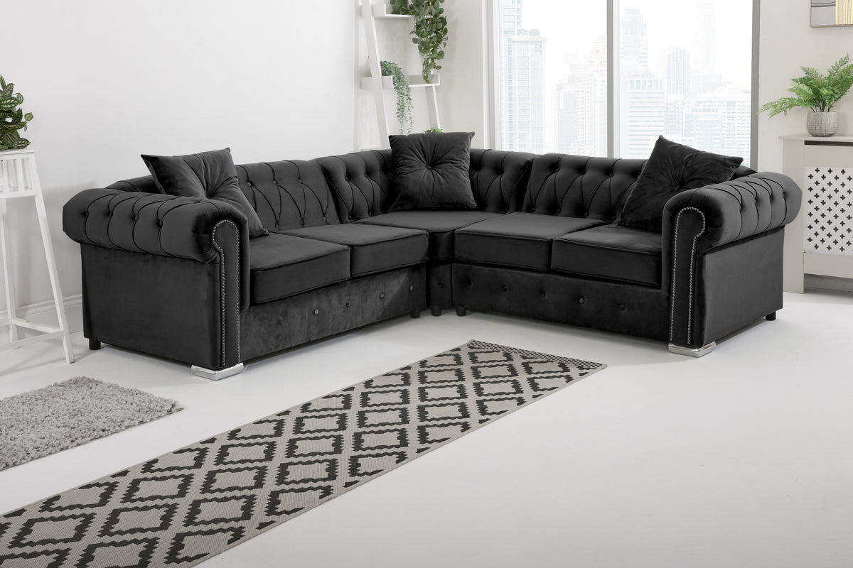 Olympia Chesterfield - Corner - Extra Cushion - reference view 12