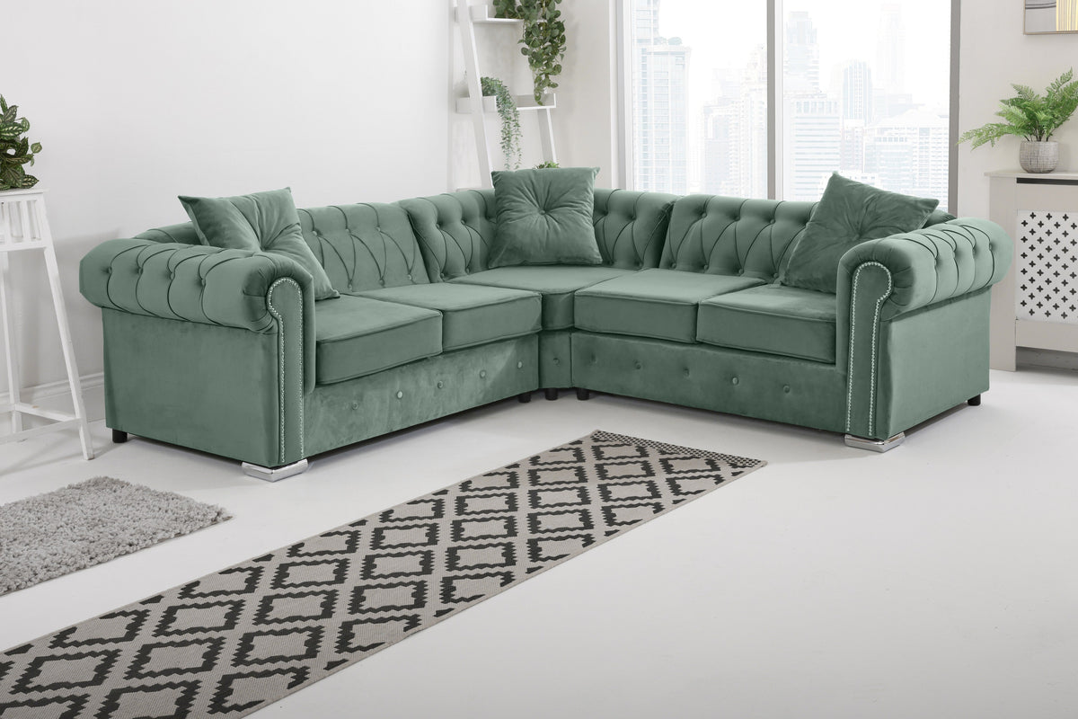 Olympia Chesterfield - Corner - Extra Cushion - reference view 8