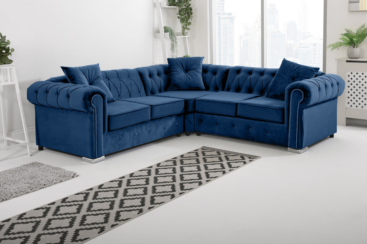 Olympia Chesterfield - Corner - Extra Cushion - reference view 10