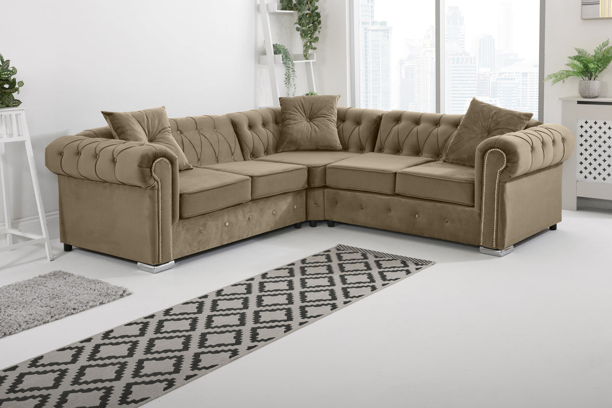 Olympia Chesterfield - Corner - Extra Cushion - reference view 4