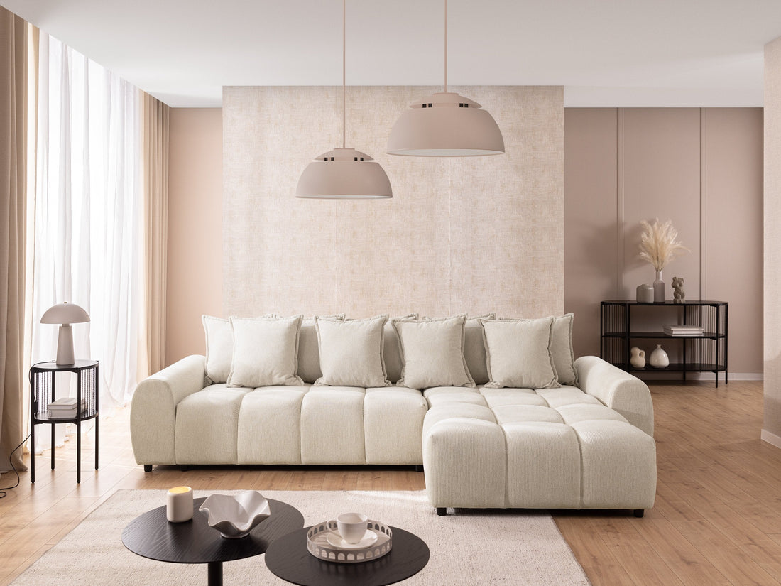 Albane Corner Facing Right L-Shape Sofa