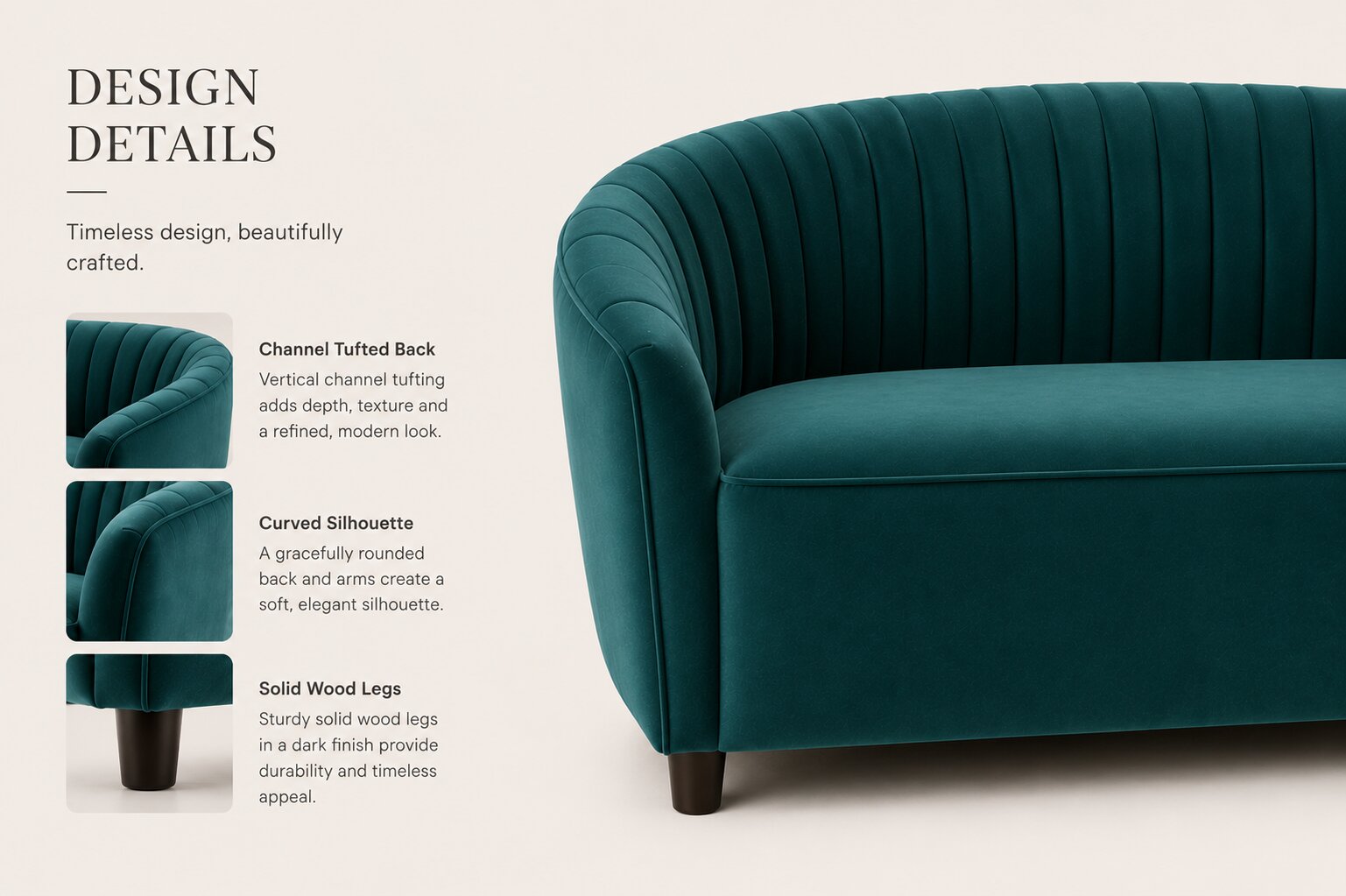 Alice Two Seat Sofa