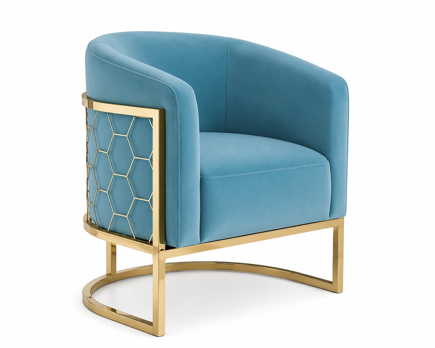 Alveare Tub Chair Brass