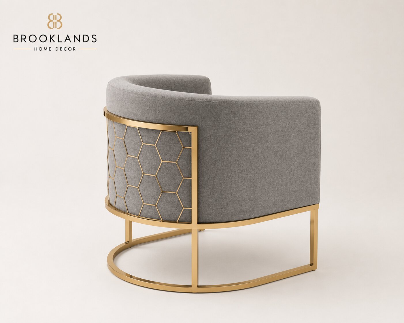 Alveare Tub Chair Brass