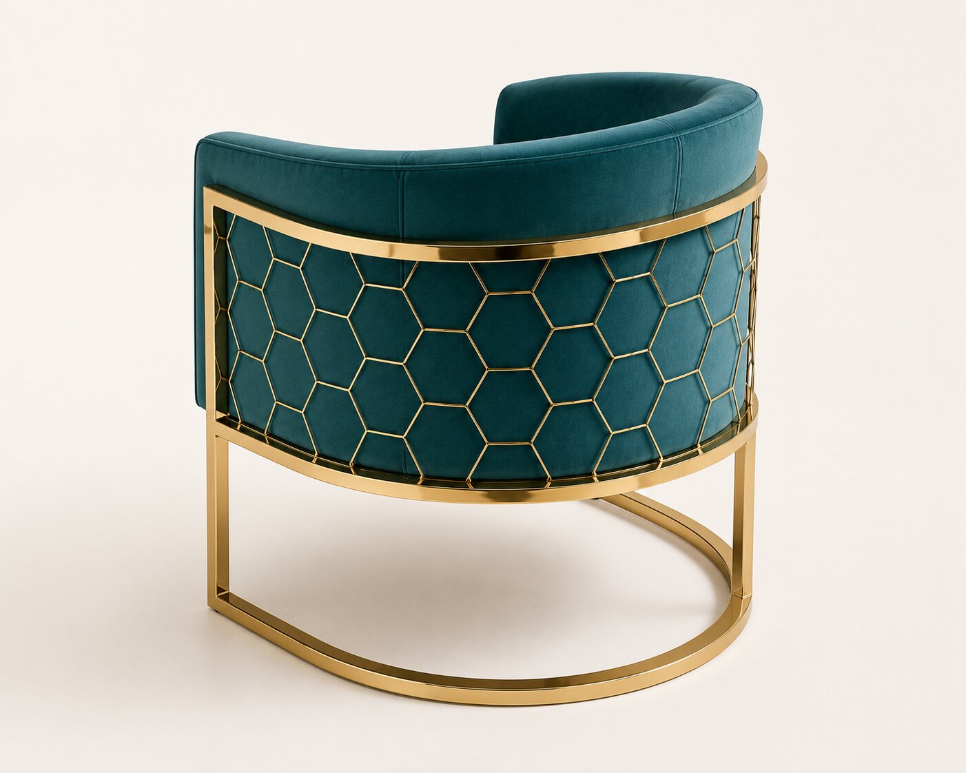 Alveare Tub Chair Brass