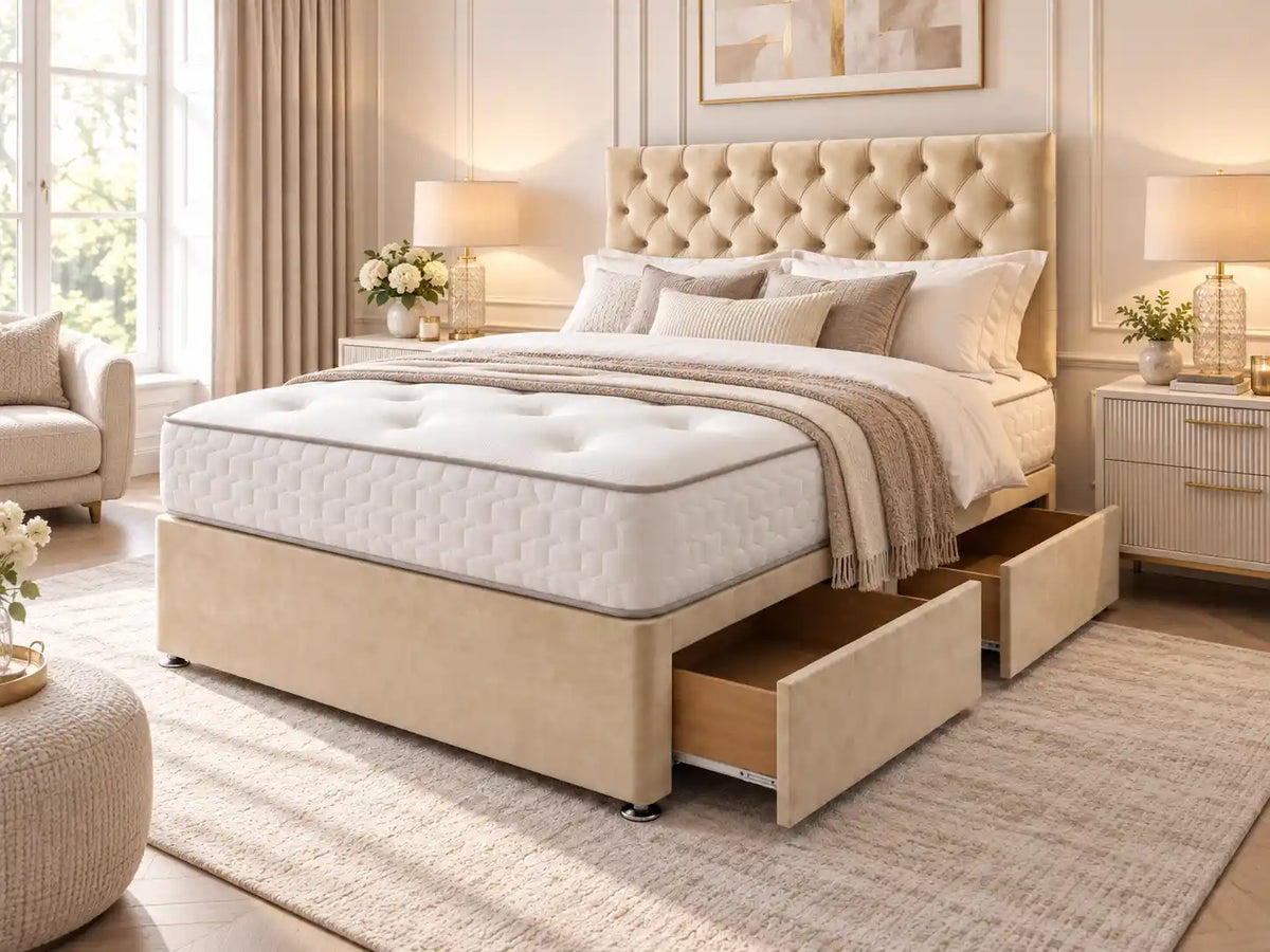 Athens Divan Bed + Princess Mattress