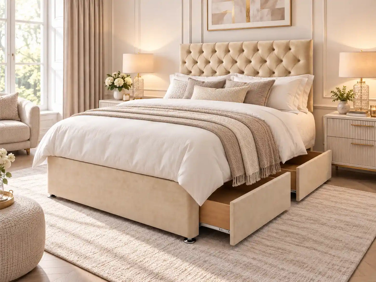 Athens Divan Bed + Princess Mattress