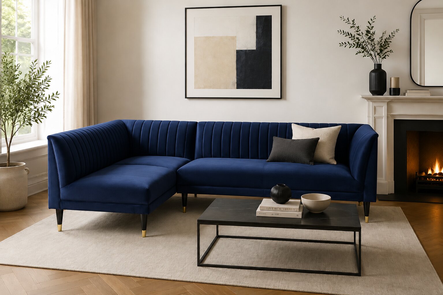 Baxter Left Hand Corner Sofa