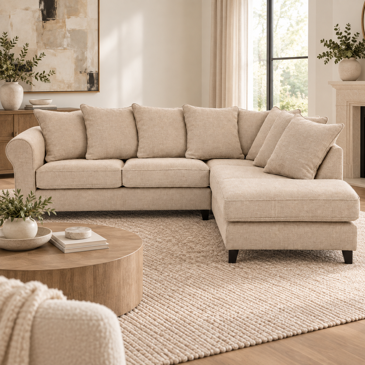 Belluno Right-Facing Scatterback Lounge