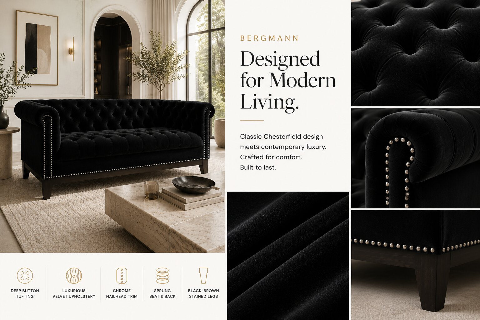 Bergmann Two Seat Sofa