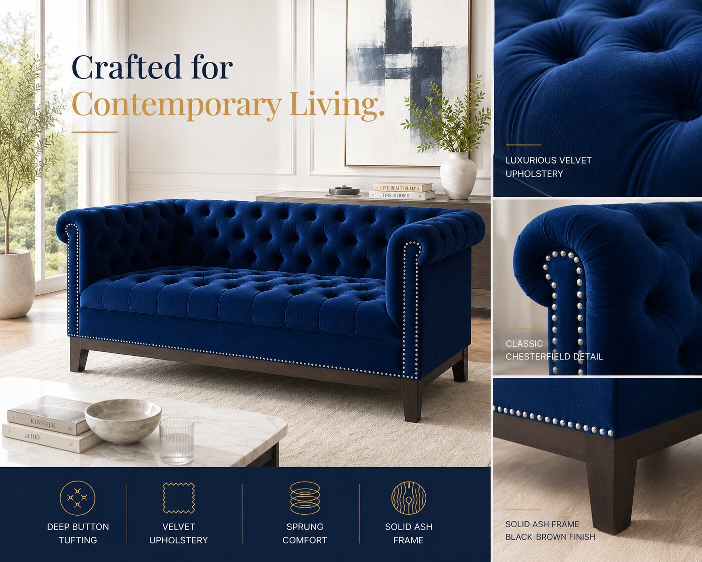 Bergmann Two Seat Sofa