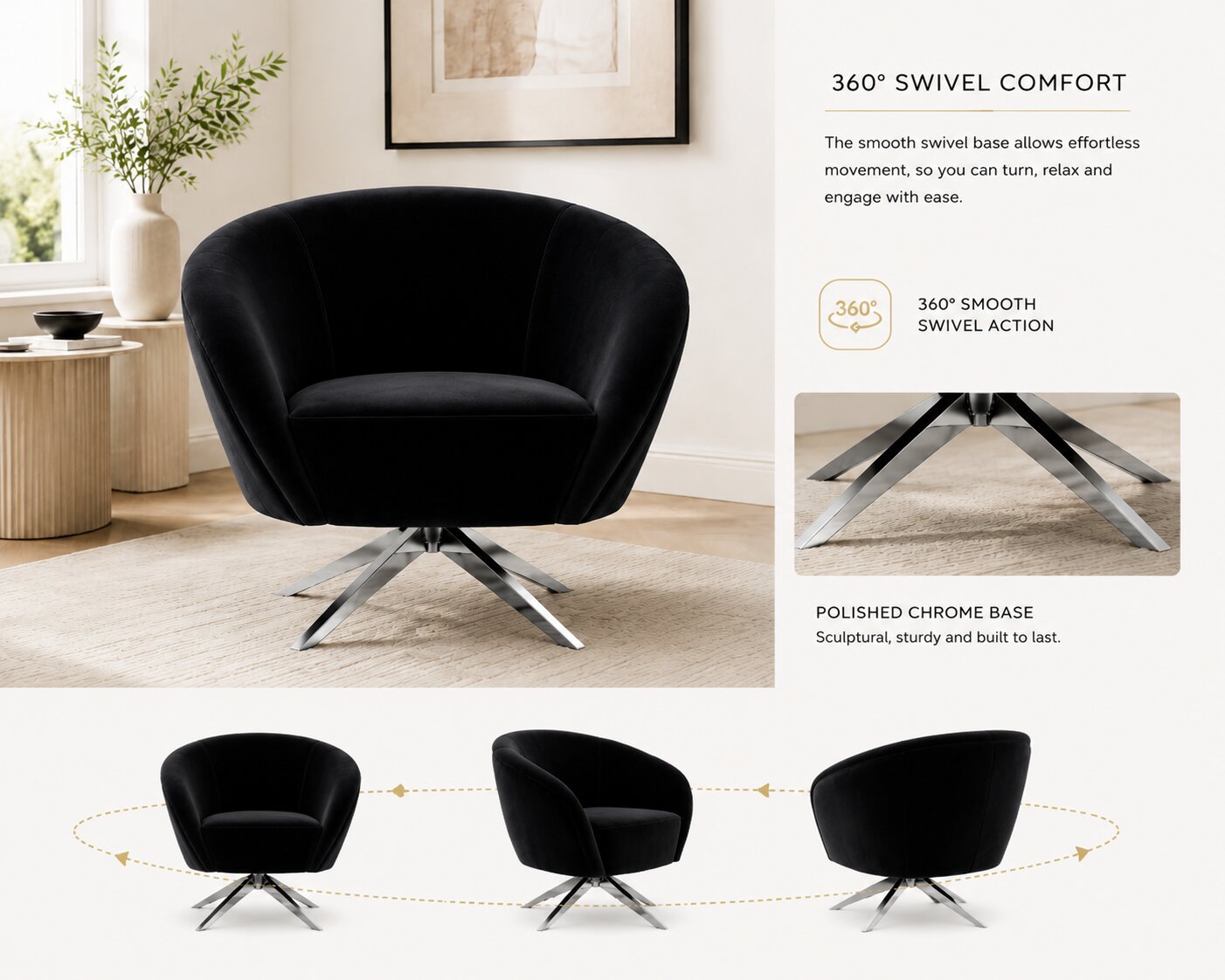 Brodie Swivel Chair