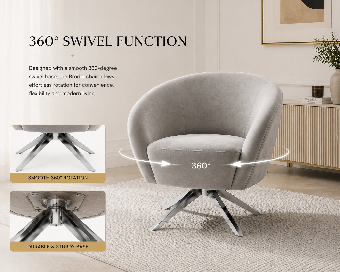 Brodie Swivel Chair