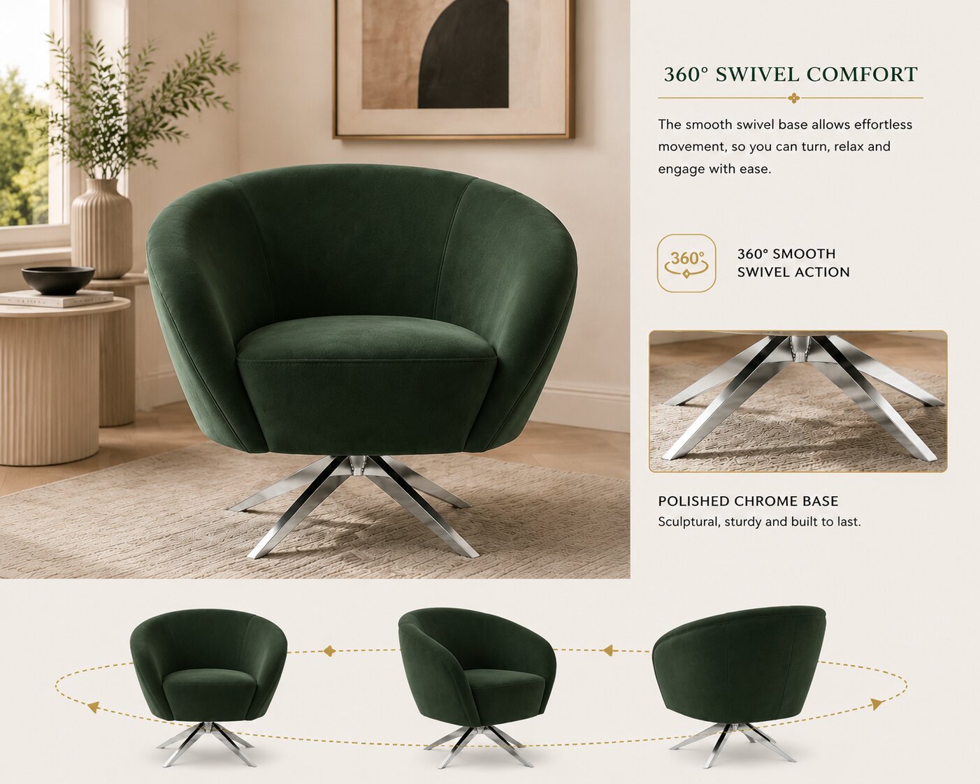Brodie Swivel Chair