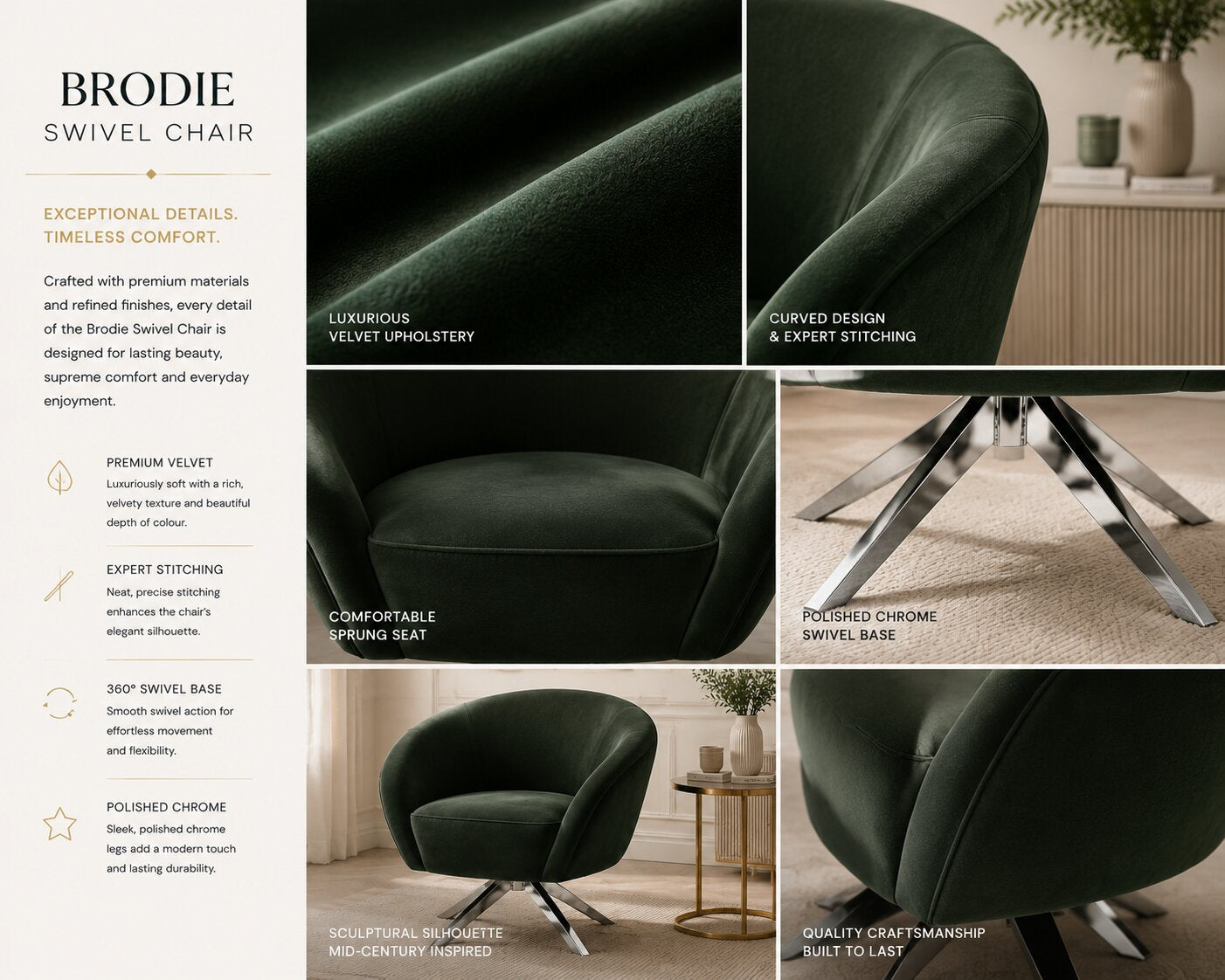 Brodie Swivel Chair