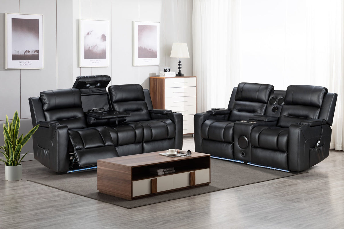 Bolero - 3+2 - Leather Recliners - Brooklands Home Decor