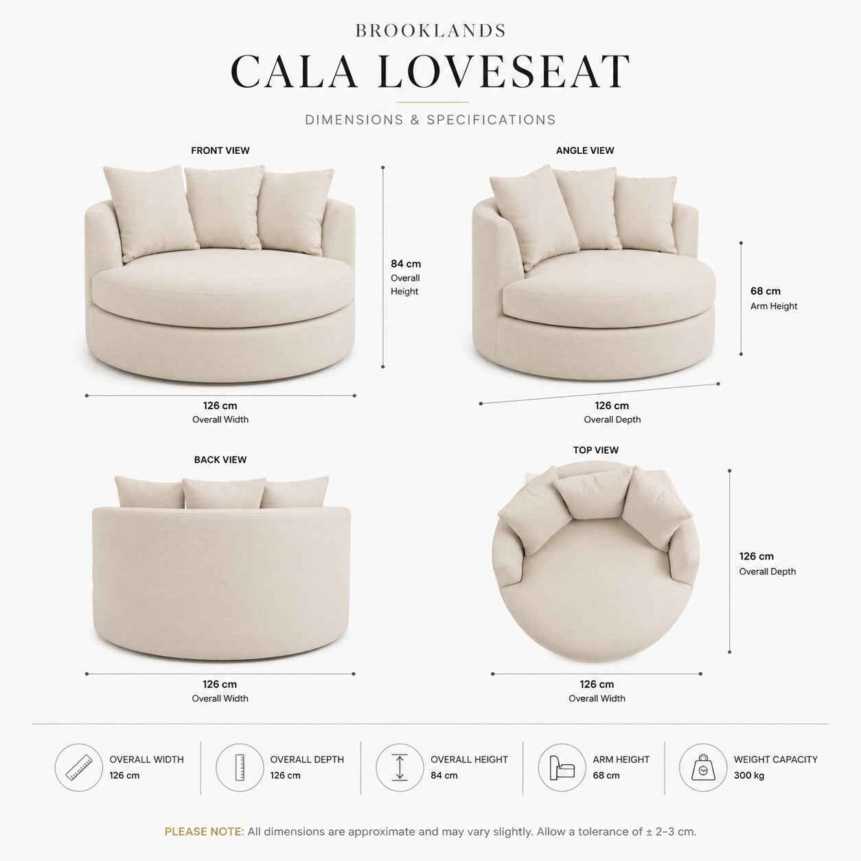 Cala Loveseat