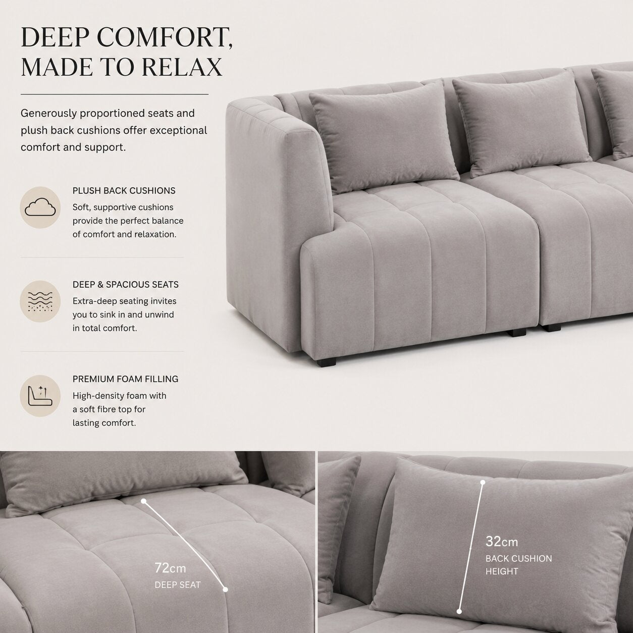 Essen Five Seat Sofa