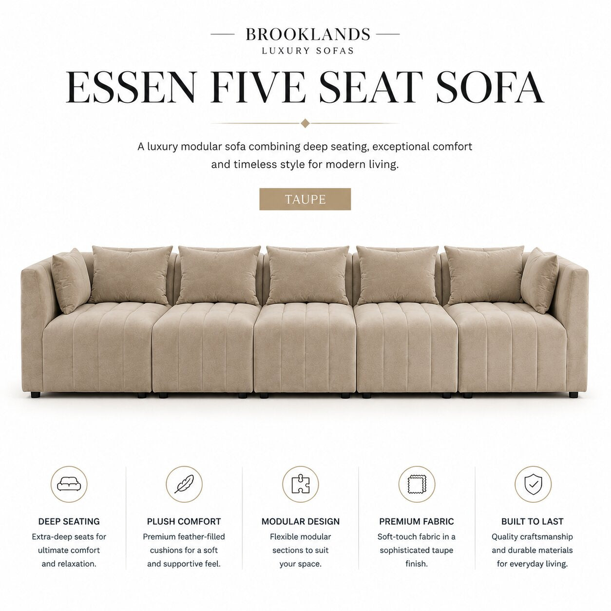 Essen Five Seat Sofa