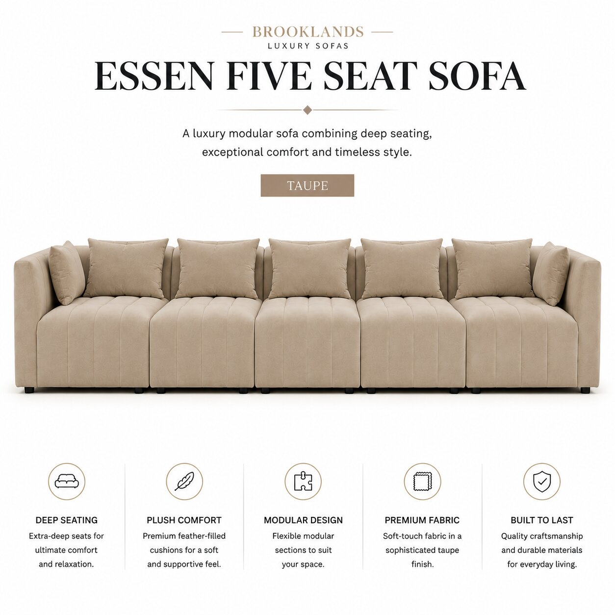 Essen Five Seat Sofa