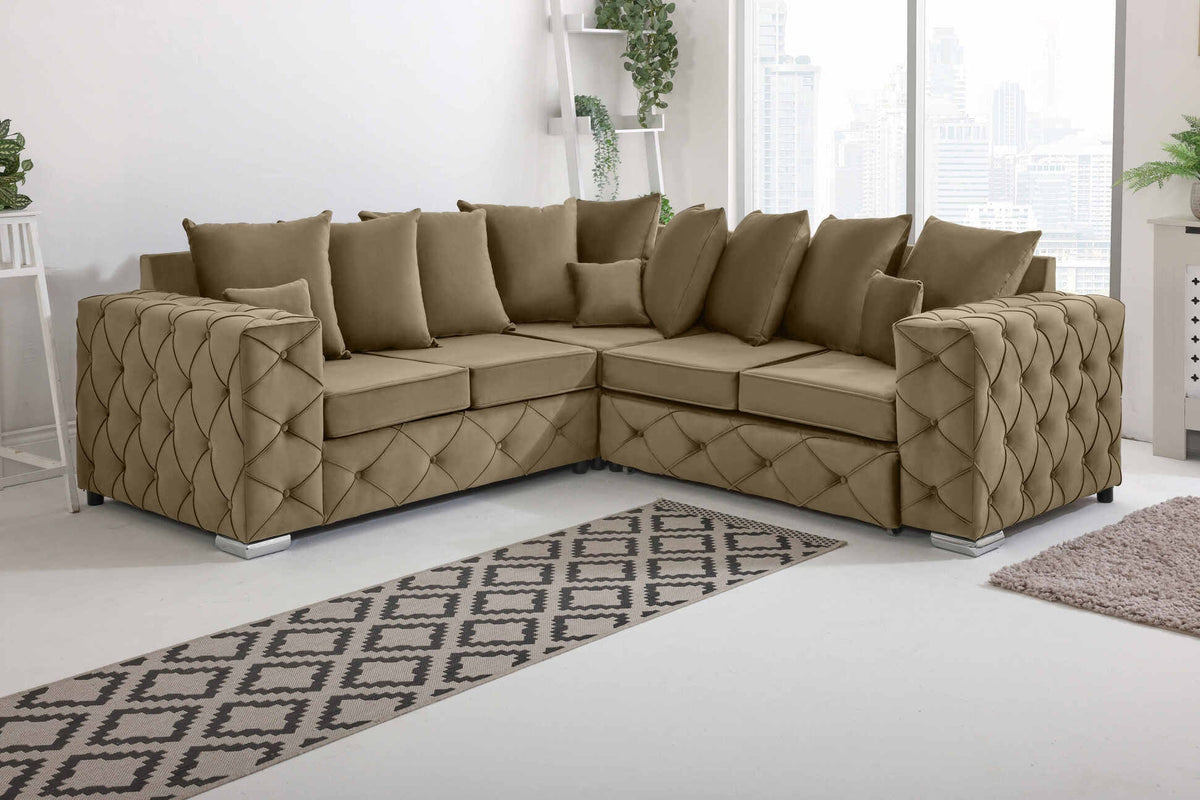 Milton Corner Scatterback 2C2 in mink - Brooklands Home Decor