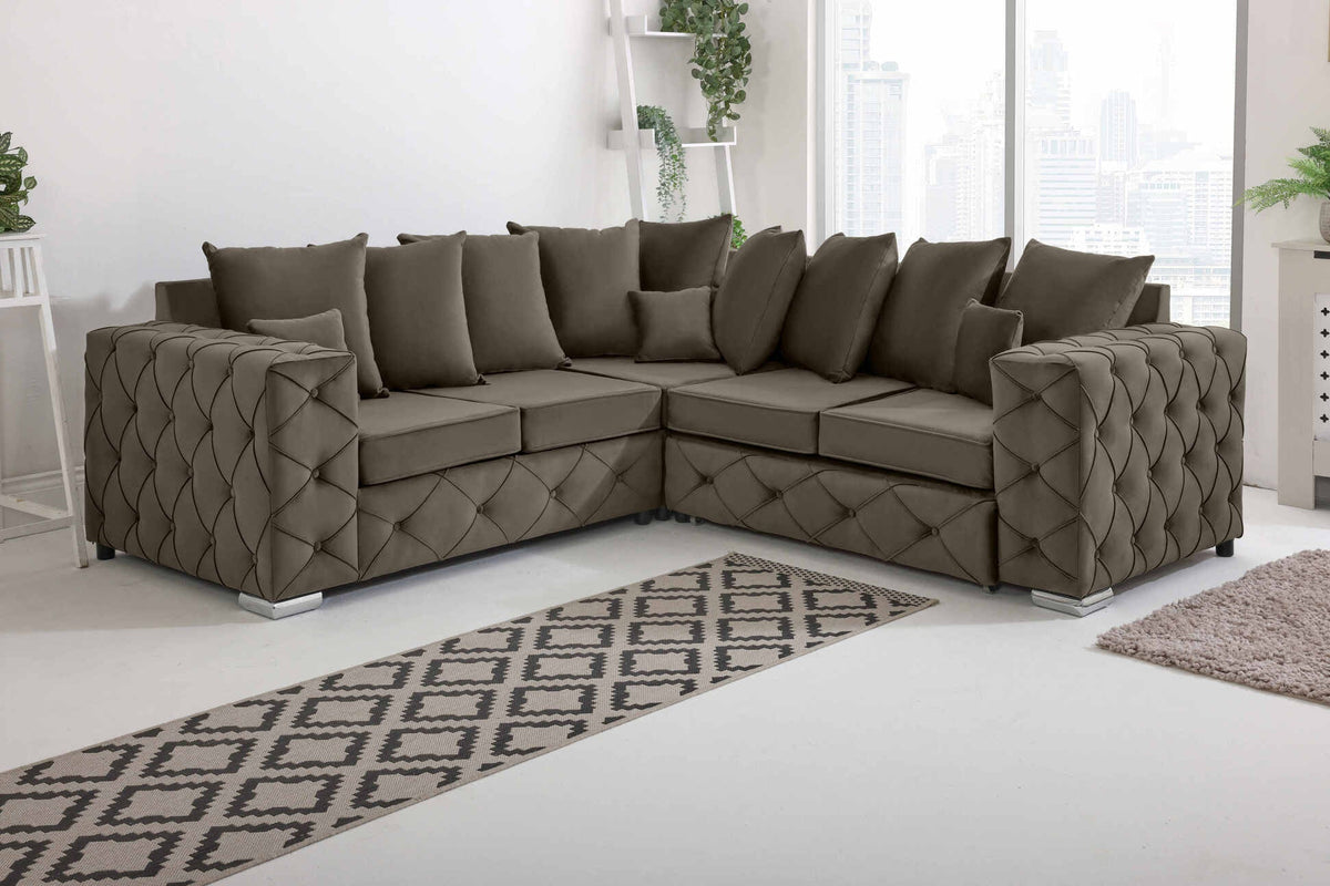 Milton Corner Scatterback 2C2 in mole - Brooklands Home Decor