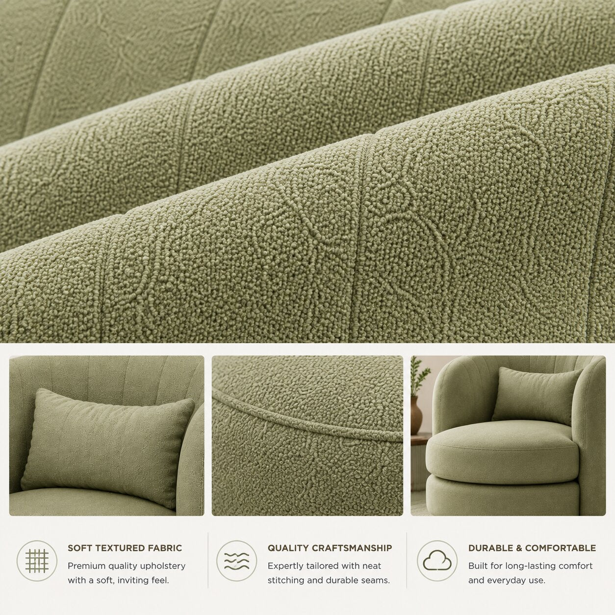 Calvin Swivel Armchair