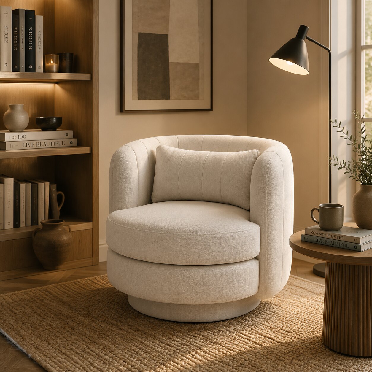 Calvin Swivel Armchair