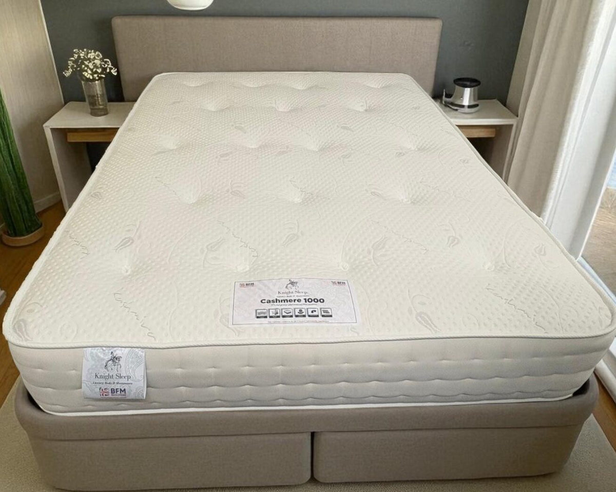 Cashmere 1000 Pocket Mattress - Brooklands Home Decor