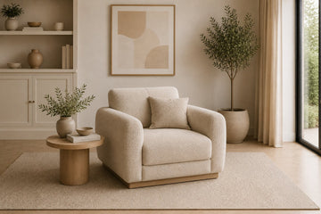 Luxury armchair collection in a modern British living room by Brooklands Home
