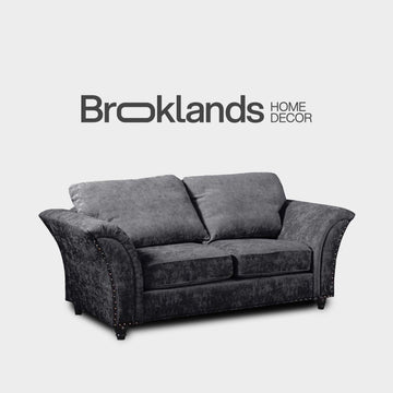 Canterbury Grey Fabric 2 Seater Sofa