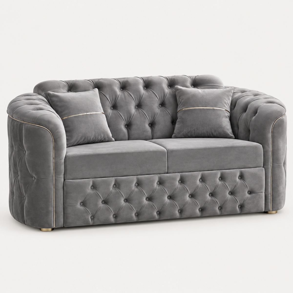 Harem Luxury Velvet Sofa Set – 3 Seater & 2 Seater