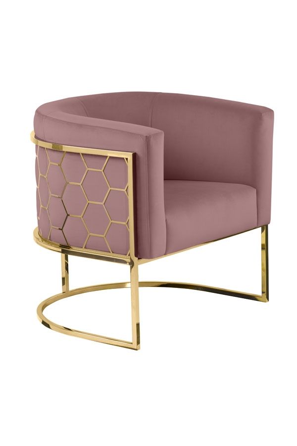 Alveare Tub Chair Brass