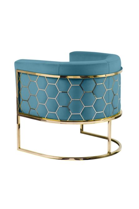 Alveare Tub Chair Brass