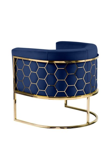 Alveare Tub Chair Brass